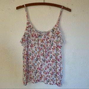 American Rag Colorful Butterfly Tank Top